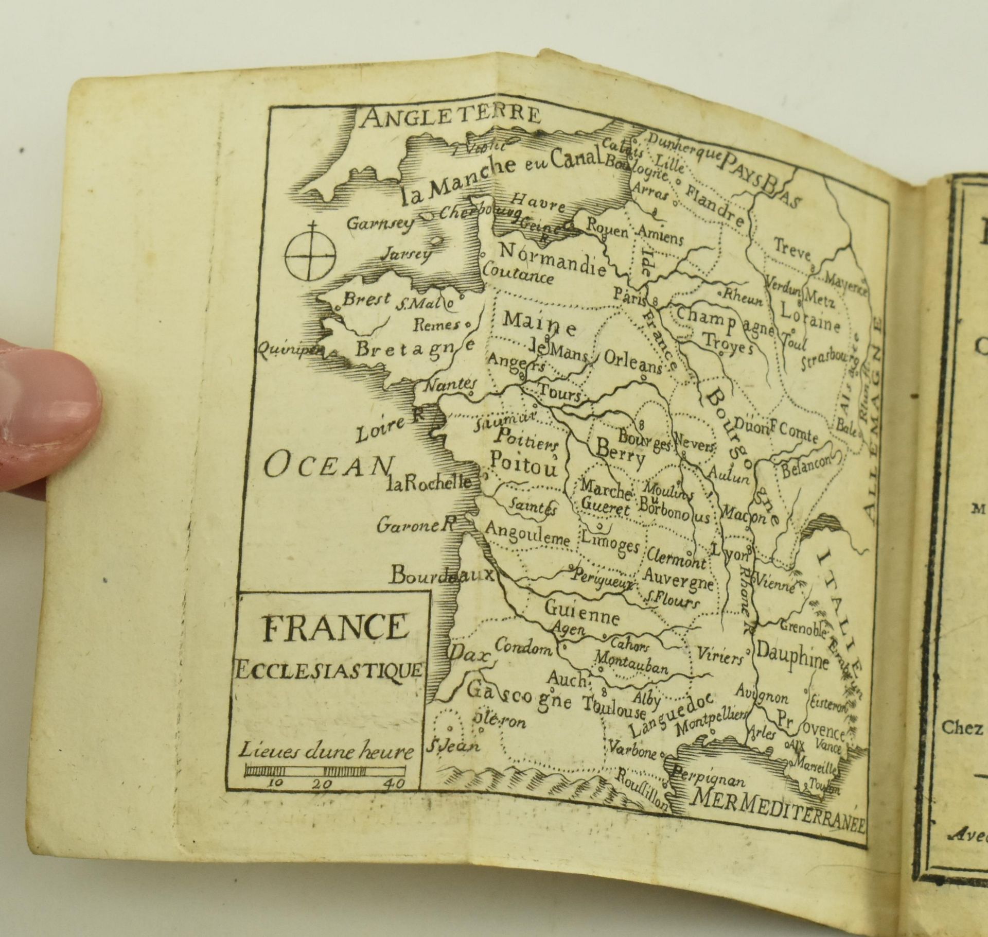 1767 FRENCH NEW YEAR'S POCKET ALMANAC IN CONTEMP. BINDING - Bild 2 aus 6