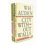 AUDEN, W. H. COLLECTION OF THREE MODERN POETRY COLLECTIONS
