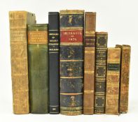 BINDINGS. COLLECTION OF EIGHT 18TH CENTURY & LATER WORKS
