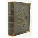 VICTORIAN ILLUSTRATED NATIONAL FAMILY BIBLE WITH CLASPS