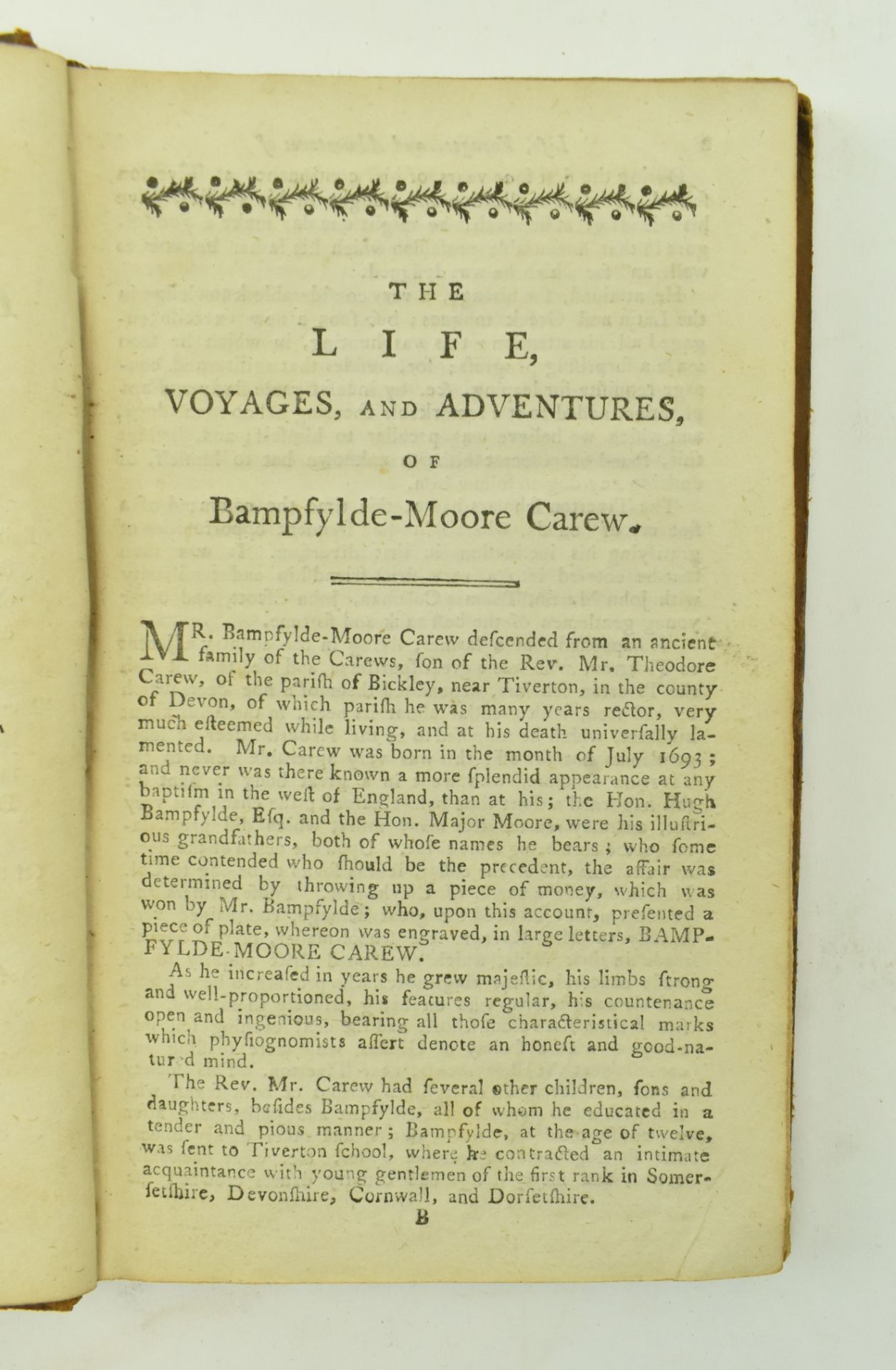 1793 & 1802 THE LIFE & ADVENTURES OF BAMPFYLDE-MOORE CAREW - Bild 7 aus 8