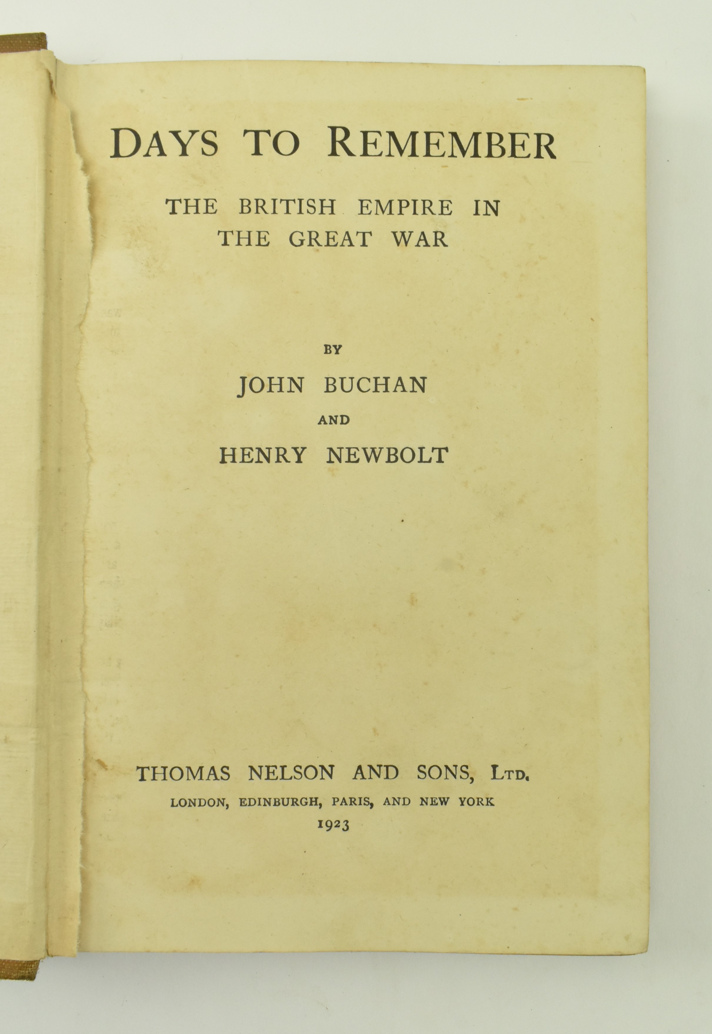 MILITARY INTEREST. COLLECTION OF BOOKS ON THE FIRST WORLD WAR - Image 6 of 10