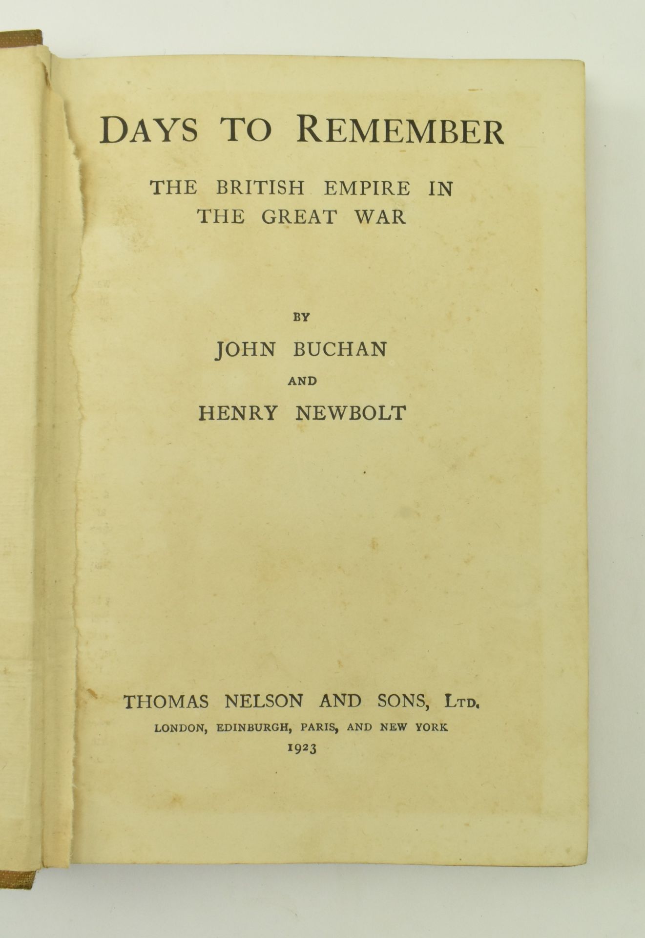 MILITARY INTEREST. COLLECTION OF BOOKS ON THE FIRST WORLD WAR - Image 6 of 10