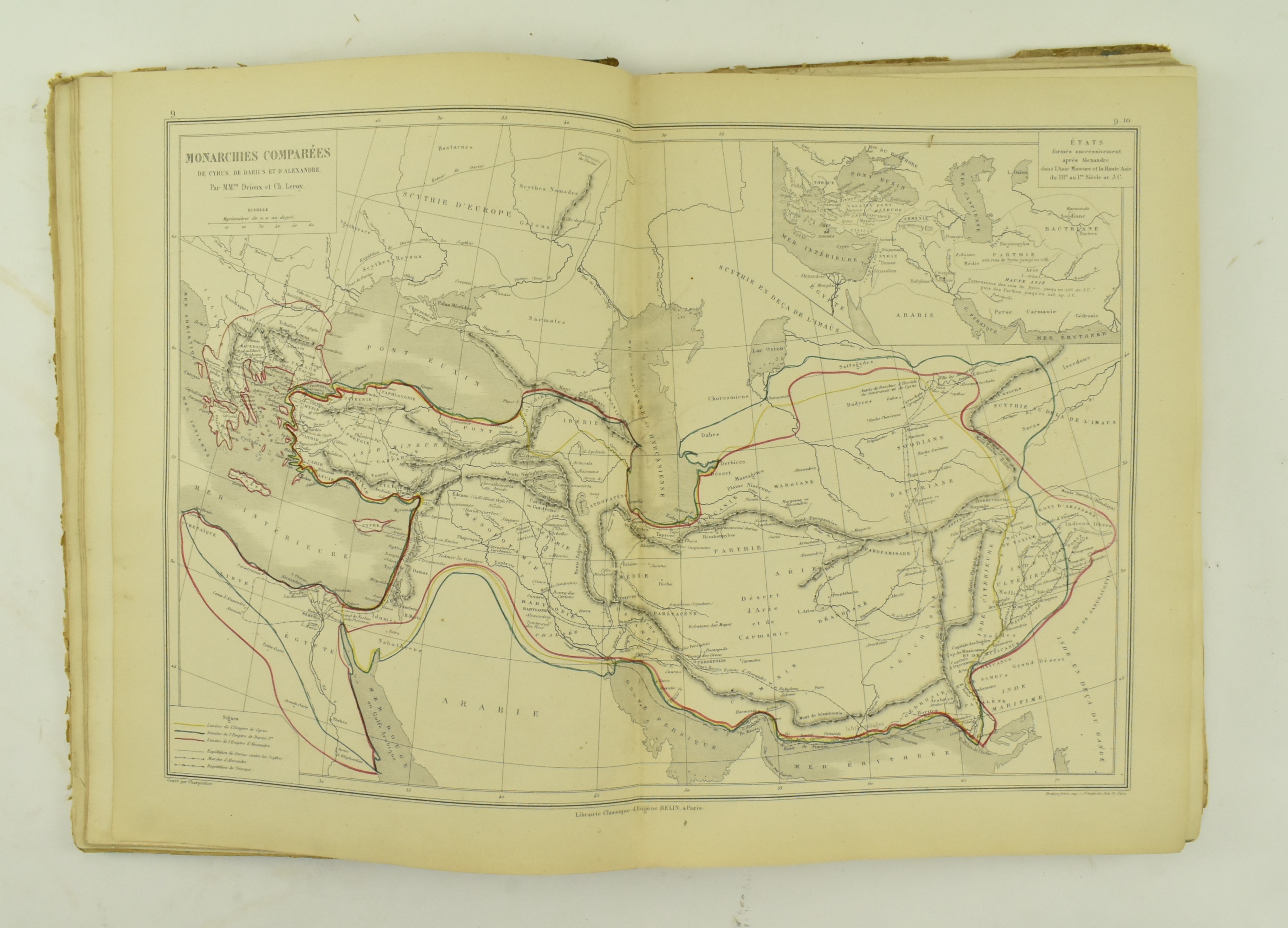 CARTOGRAPHY. TWO 19TH CENTURY FRENCH ATLASES - Image 4 of 10