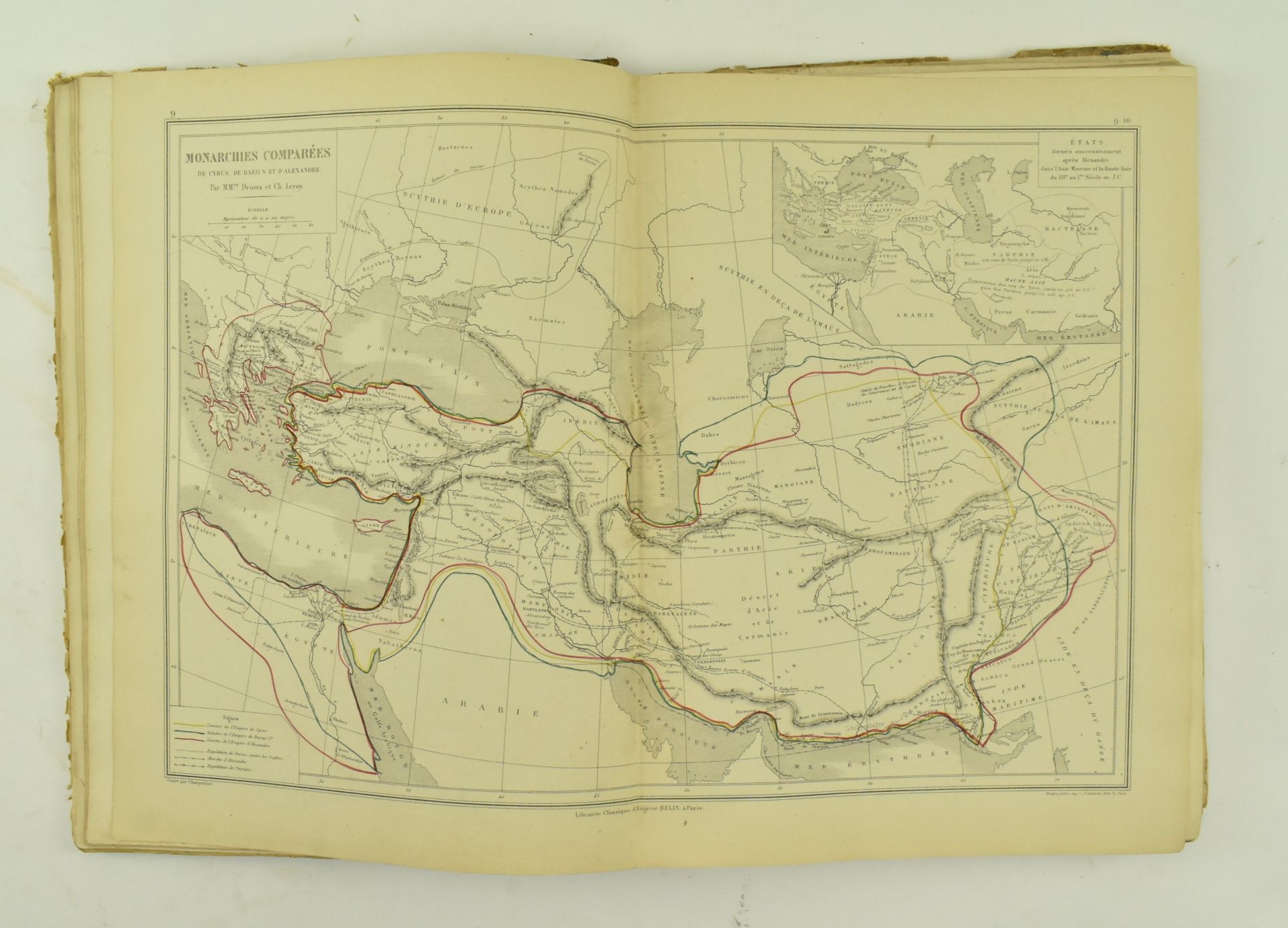 CARTOGRAPHY. TWO 19TH CENTURY FRENCH ATLASES - Image 4 of 10