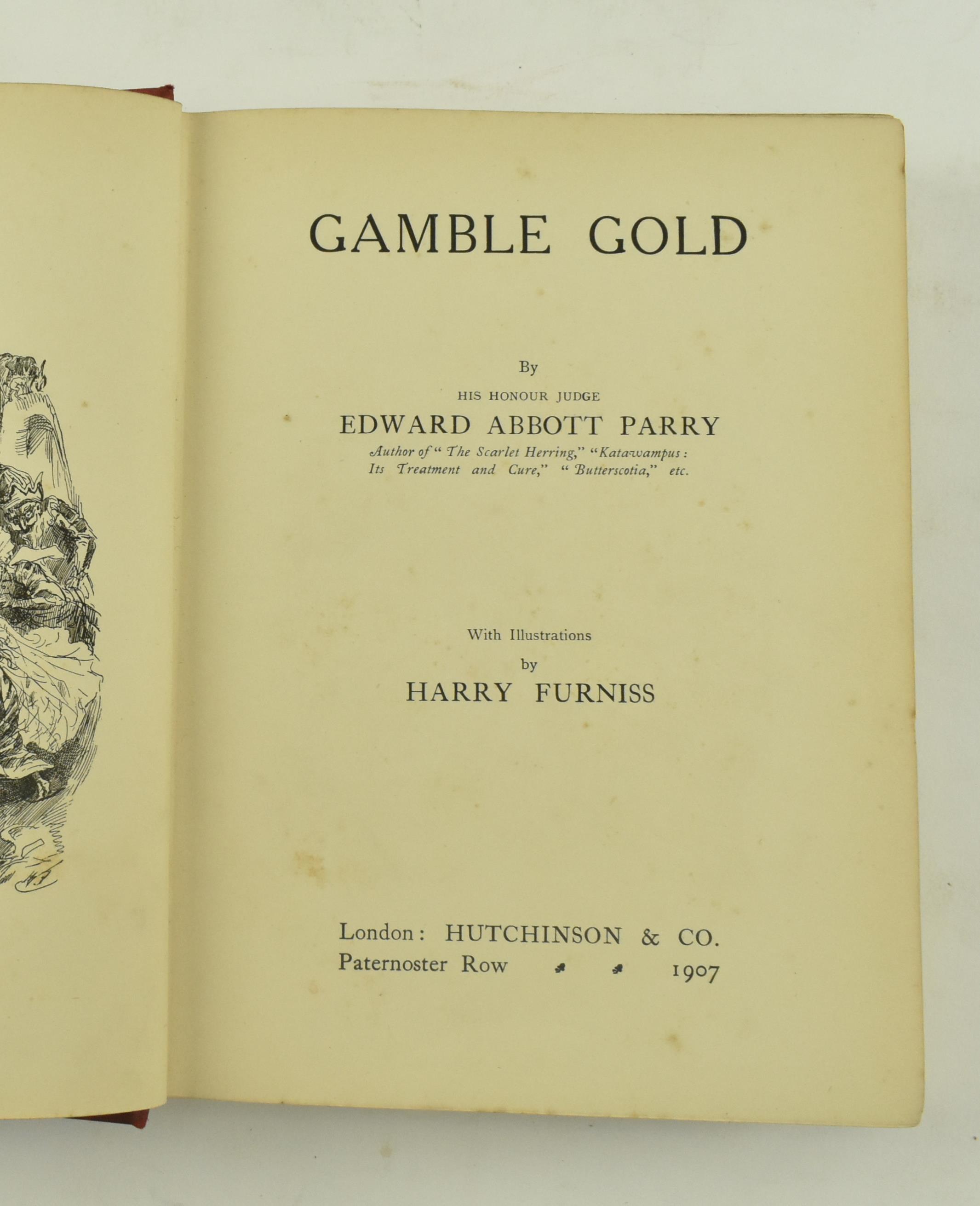 EDWARDIAN CHILDREN'S FICTION - FIVE BOOKS BY JUDGE PARRY - Image 6 of 11