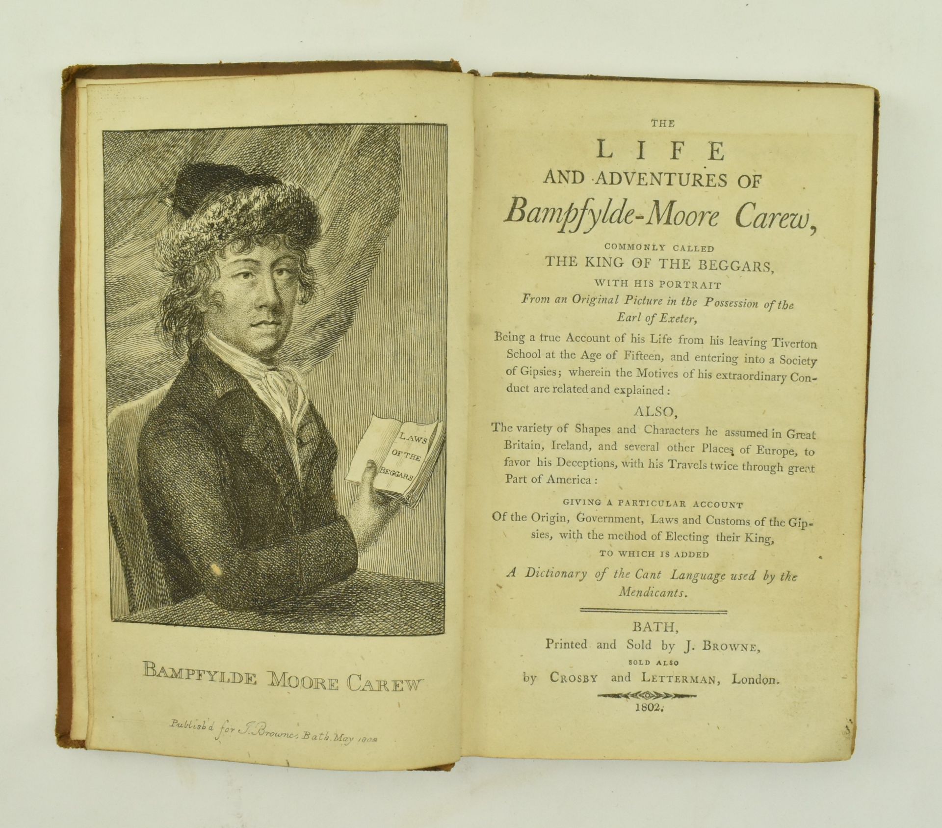 1793 & 1802 THE LIFE & ADVENTURES OF BAMPFYLDE-MOORE CAREW - Bild 6 aus 8