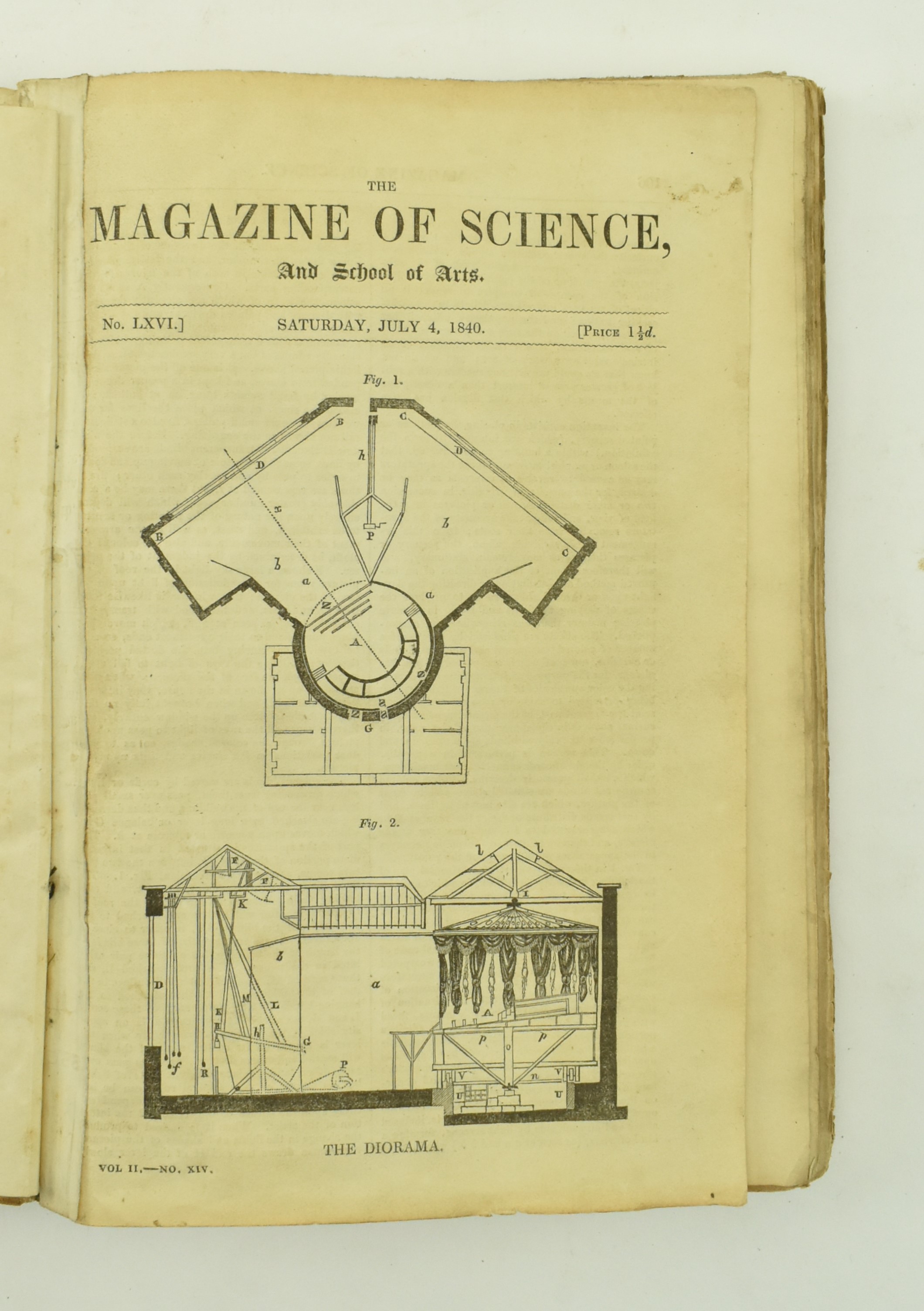 1840 MAGAZINE OF SCIENCE, JULY 4TH - DECEMBER 26TH, BOUND - Image 3 of 7
