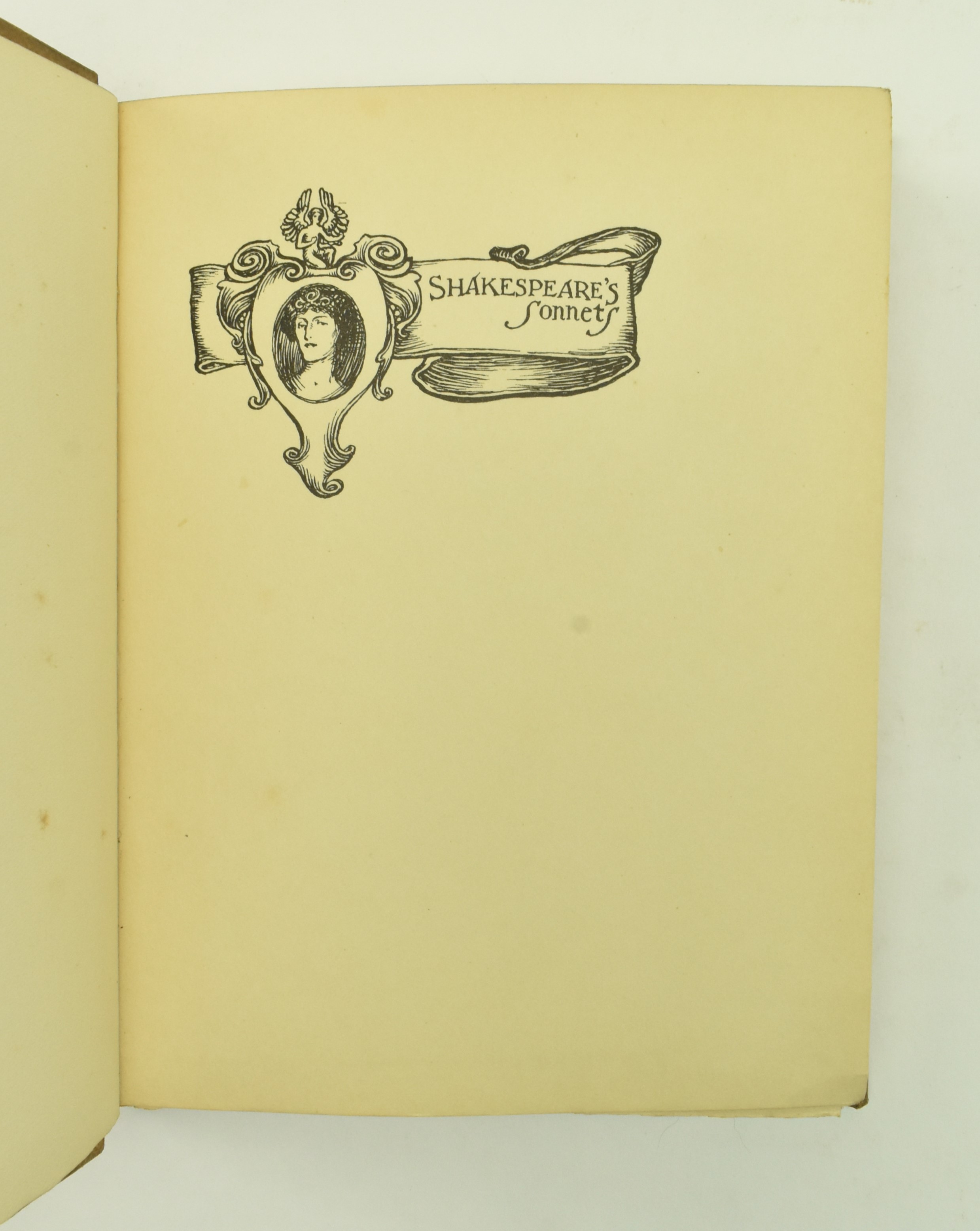 1899 SHAKESPEARE'S SONNETS ILLUSTRATED HENRY OSPOVAT - Image 2 of 8