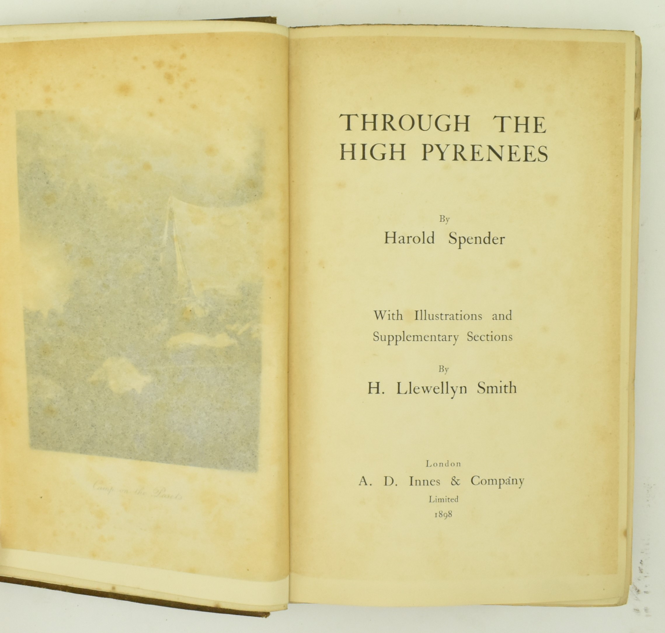 MOUTAINEERING INTEREST. TWO VICTORIAN BOOKS IN ORIG BINDINGS - Image 8 of 11