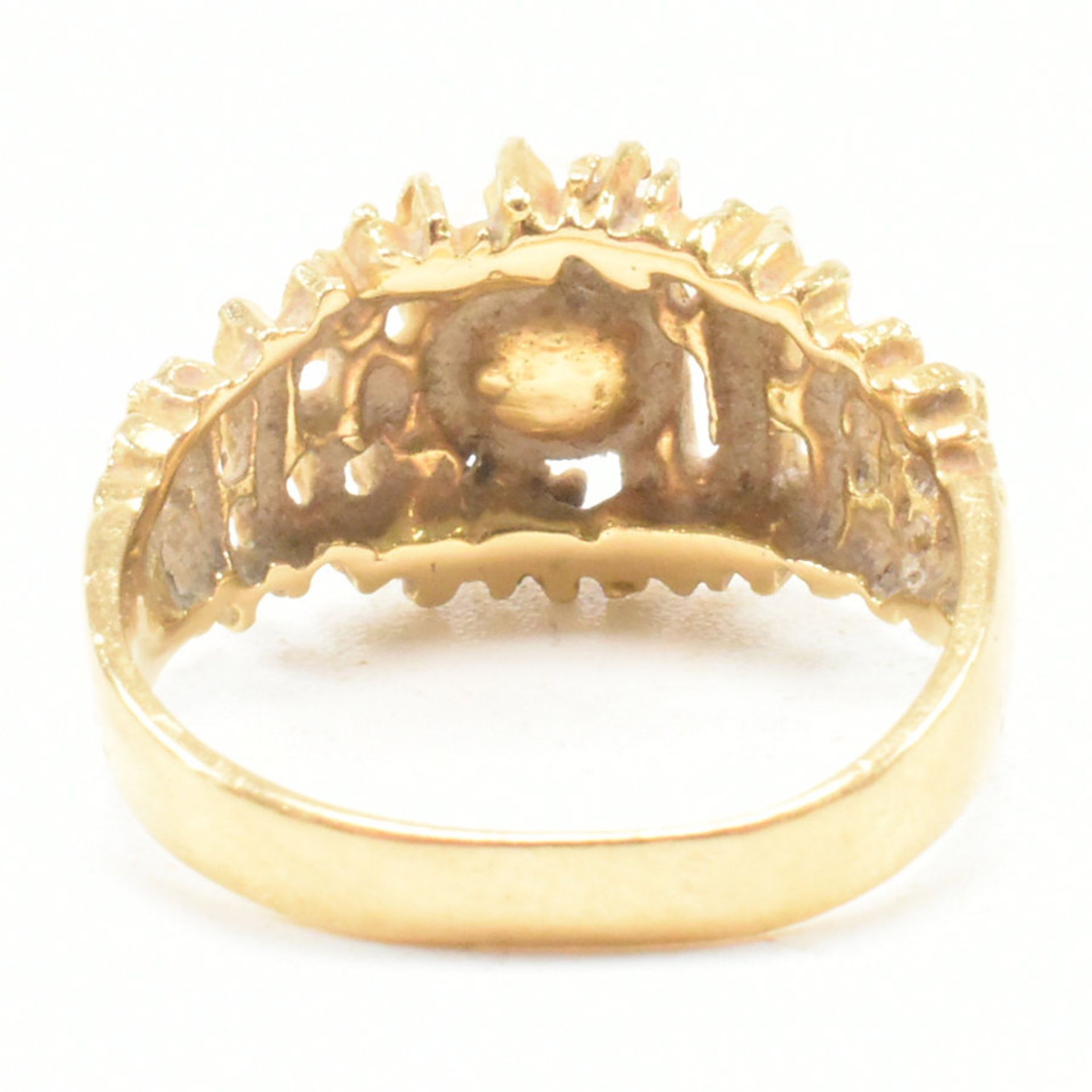 VINTAGE 18CT GOLD & PEARL DRESS RING - Bild 3 aus 7