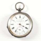 GEORGE V HALLMARKED SILVER FATTORINI POCKET WATCH