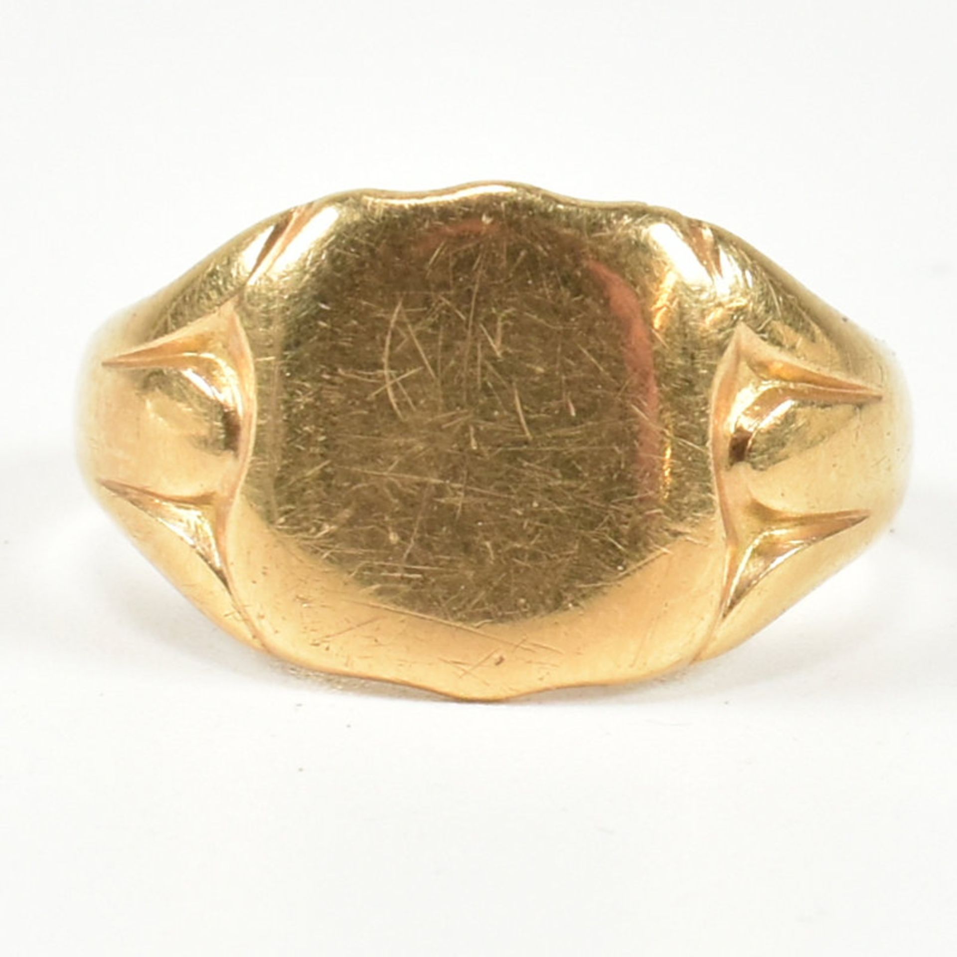 HALLMARKED 18CT GOLD SIGNET RING