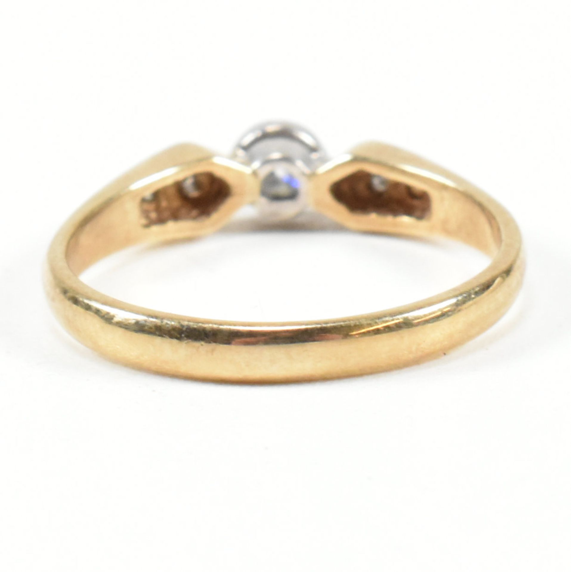 HALLMARKED 9CT GOLD & DIAMOND RING - Image 5 of 7