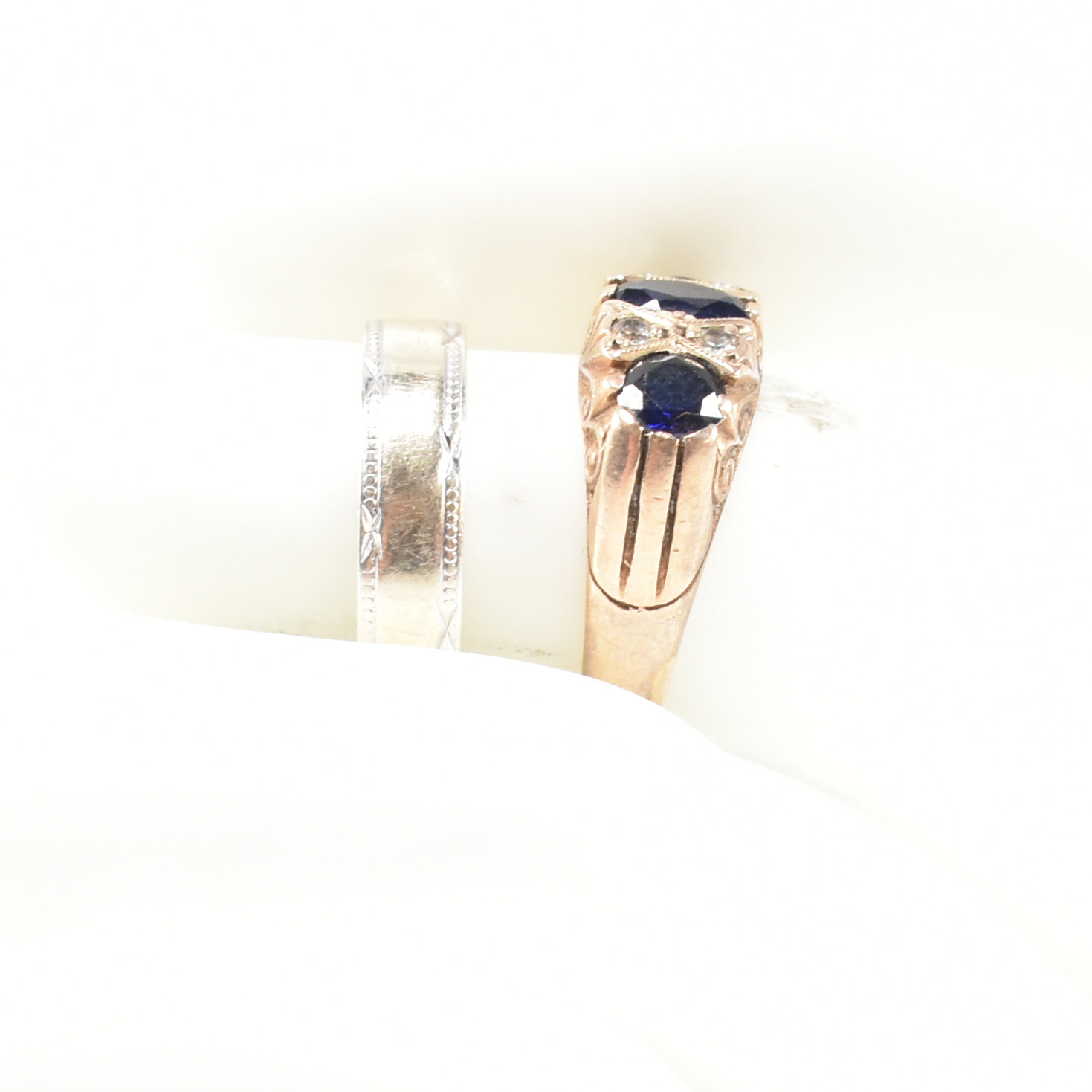 TWO HALLMARKED 9CT GOLD & GEM SET RINGS - Image 9 of 9