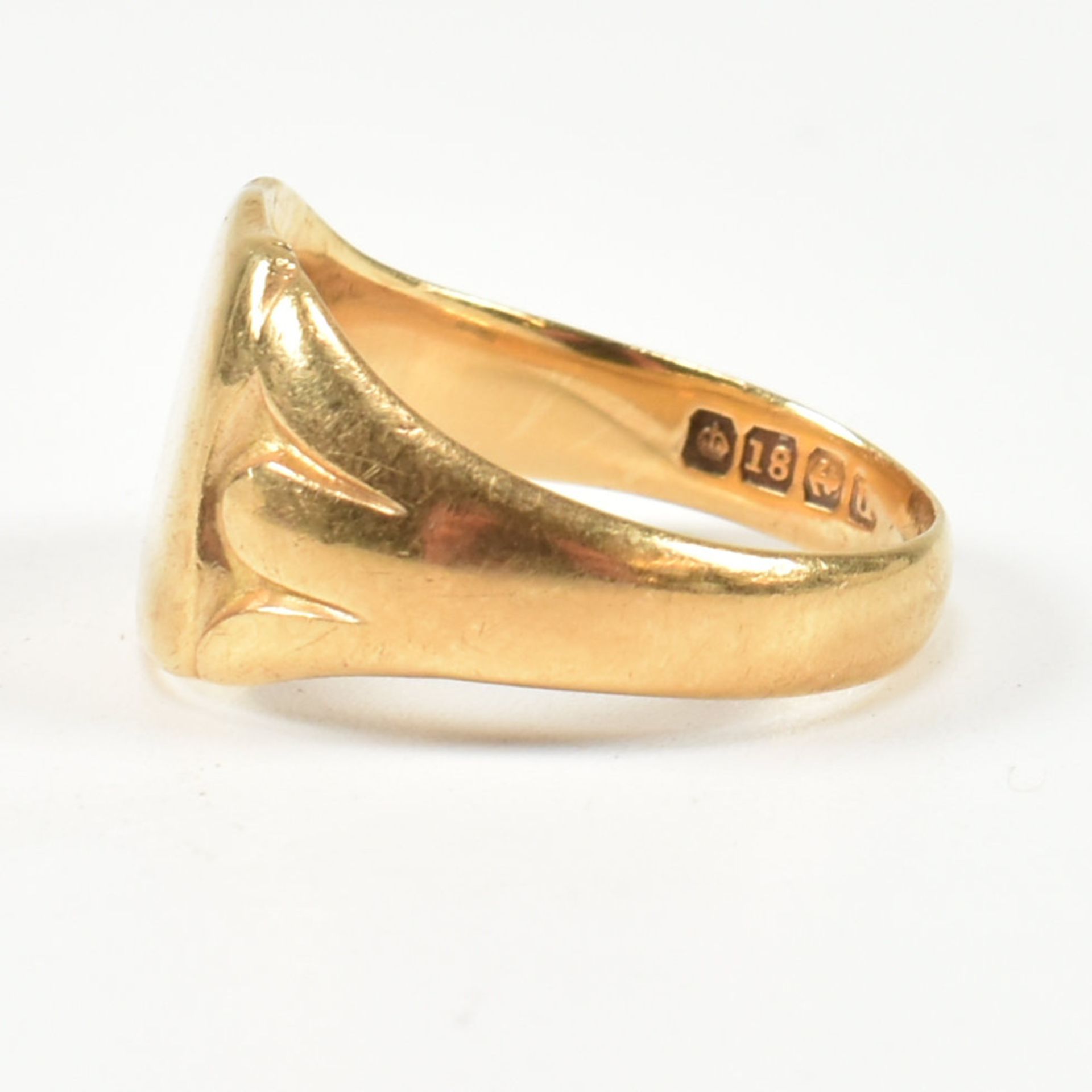 HALLMARKED 18CT GOLD SIGNET RING - Bild 3 aus 8