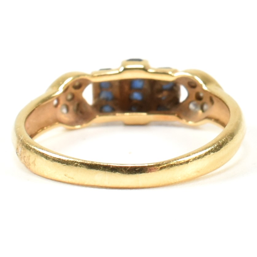 18CT GOLD SAPPHIRE & DIAMOND RING - Image 3 of 9