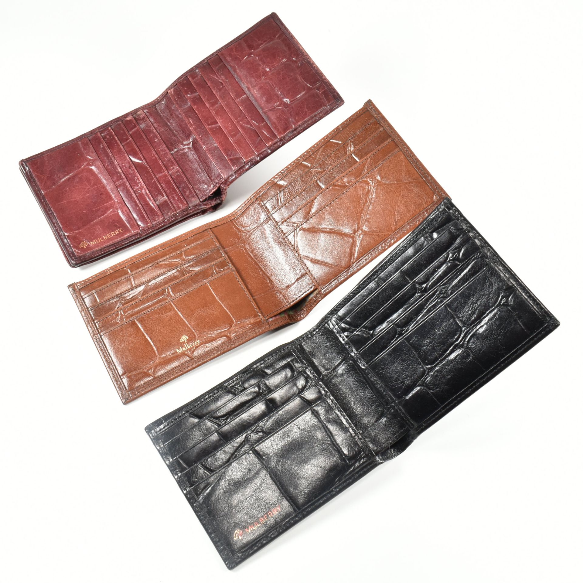 THREE MULBERRY CARD WALLETS - Bild 6 aus 12