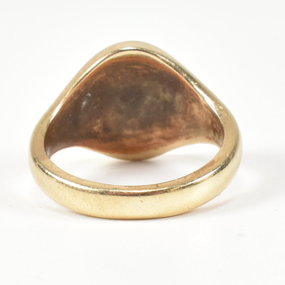 9CT GOLD SIGNET RING WITH INITIAL MONOGRAM - Image 5 of 6