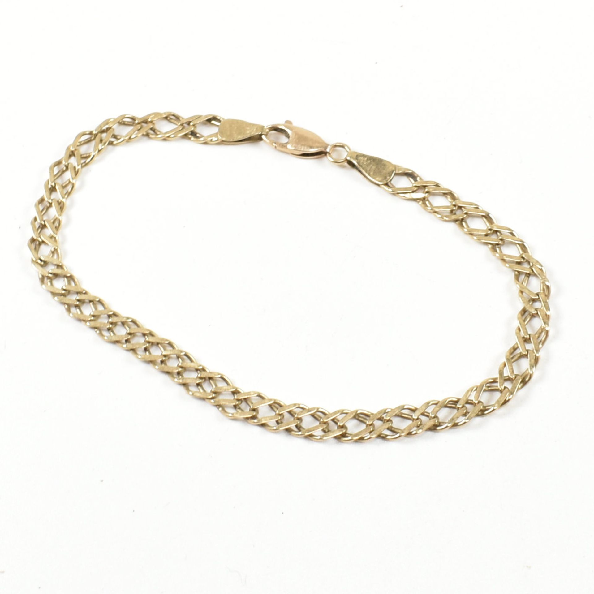 HALLMARKED 9CT GOLD CHAIN BRACELET