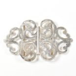 EDWARDIAN HALLMARKED SILVER NURSE'S BELT BUCKLE