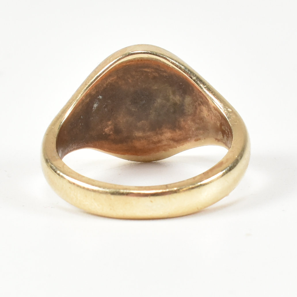 9CT GOLD SIGNET RING WITH INITIAL MONOGRAM - Image 4 of 6