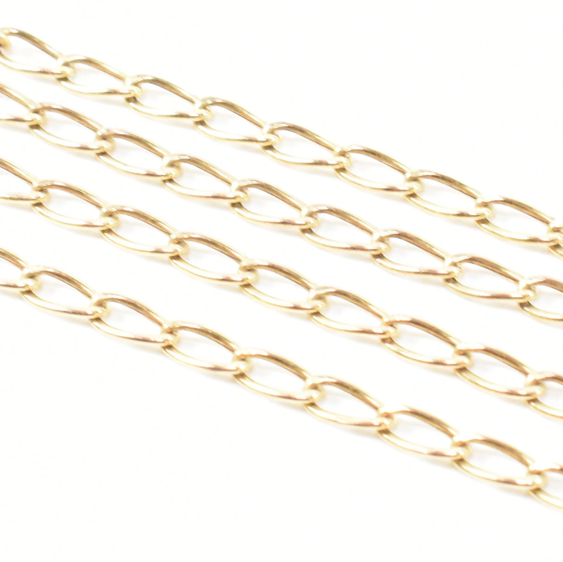 ITALIAN HALLMARKED 9CT GOLD TWISTED CABLE CHAIN NECKLACE