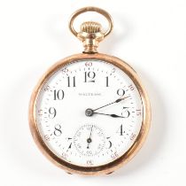 WALTHAM 14K GOLD POCKET FOB WATCH