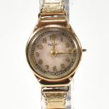 HALLMARKED 9CT GOLD ROTARY DRESS WATCH