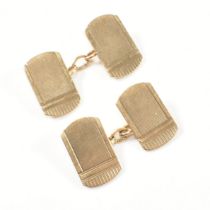 HALLMARKED 9CT GOLD CUFFLINKS