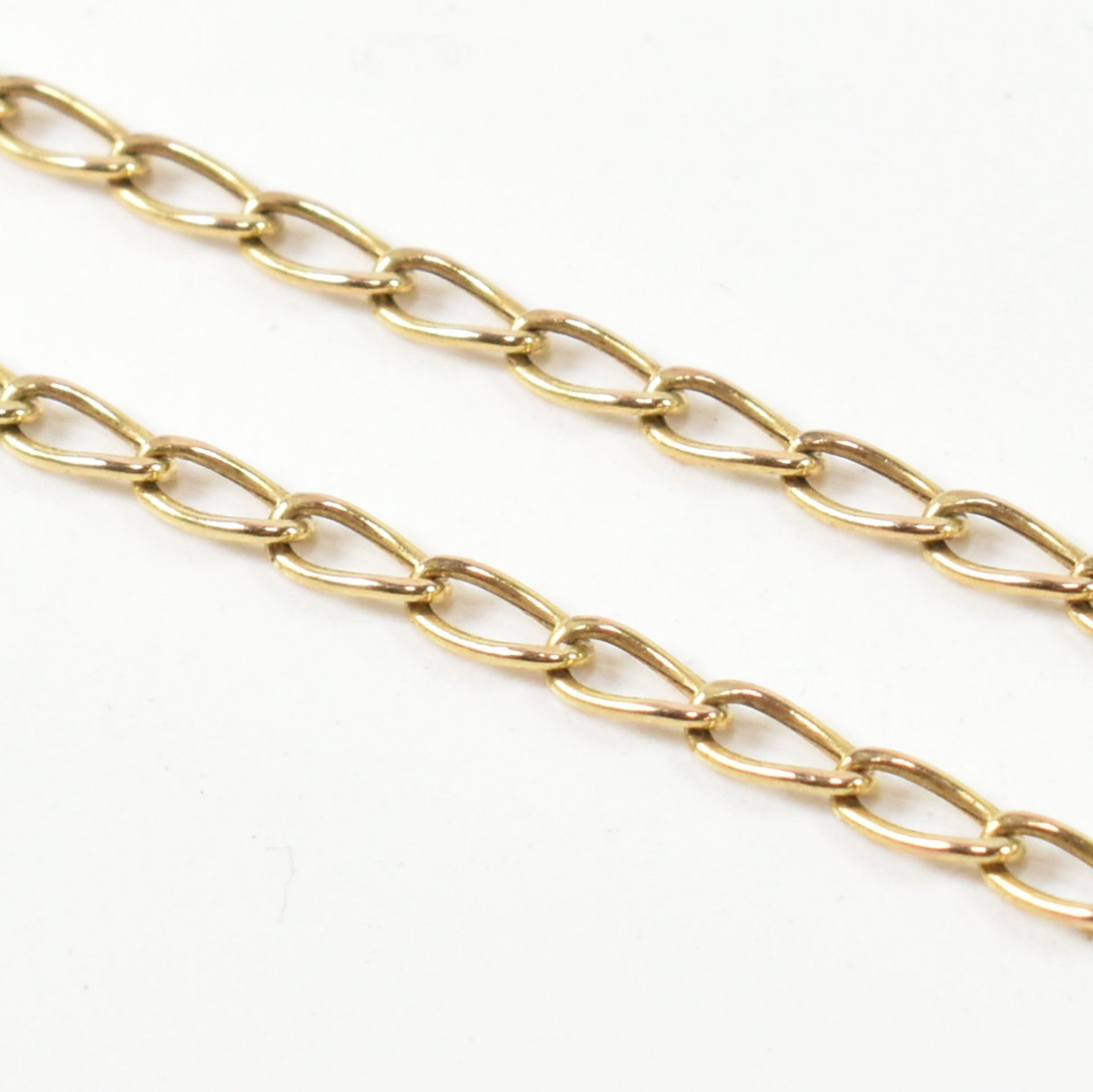 ITALIAN HALLMARKED 9CT GOLD TWISTED CABLE CHAIN NECKLACE - Bild 3 aus 5