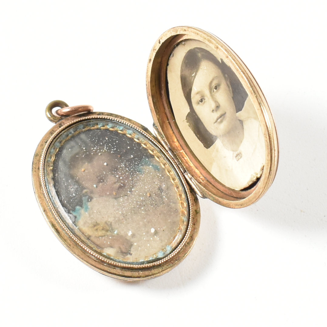 VICTORIAN LOCKET NECKLACE PENDANT - Image 3 of 6