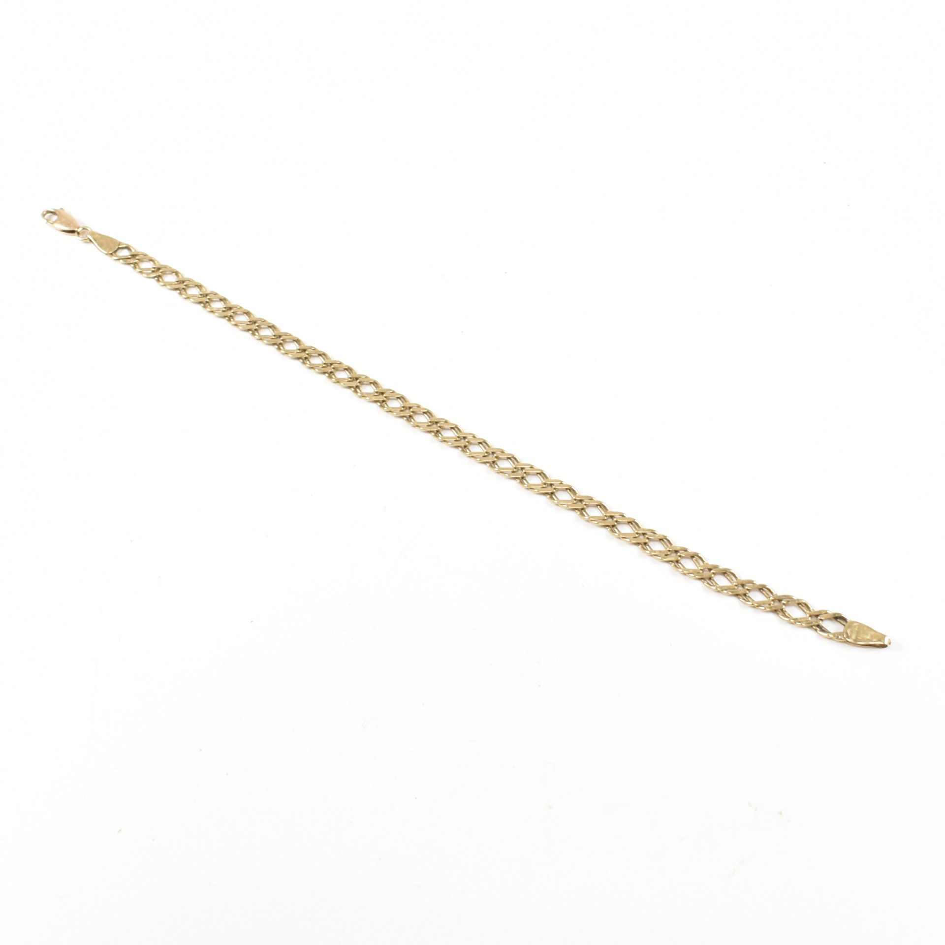 HALLMARKED 9CT GOLD CHAIN BRACELET - Image 2 of 6