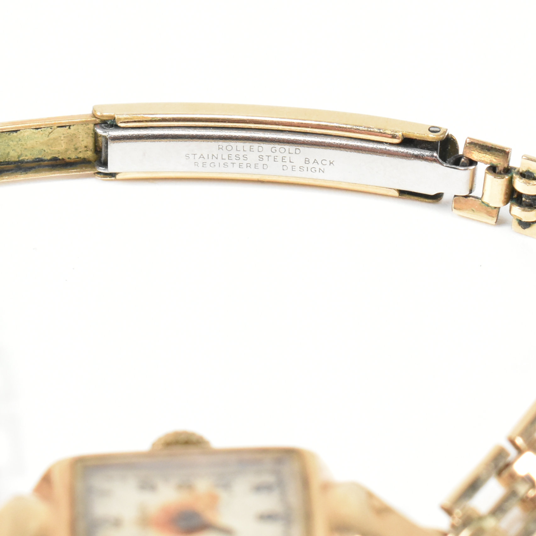 HALLMARKED 9CT GOLD AUDAX LADIES DRESS WATCH WITH ROLLED GOLD BRACELET - Image 6 of 7