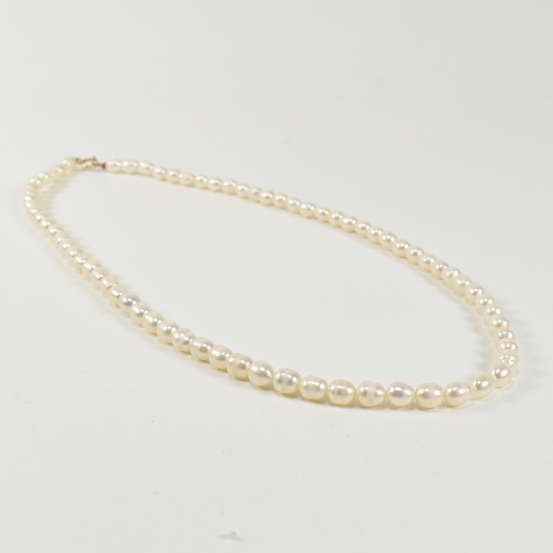 9CT GOLD & CULTURED PEARL NECKLACE - Bild 2 aus 4