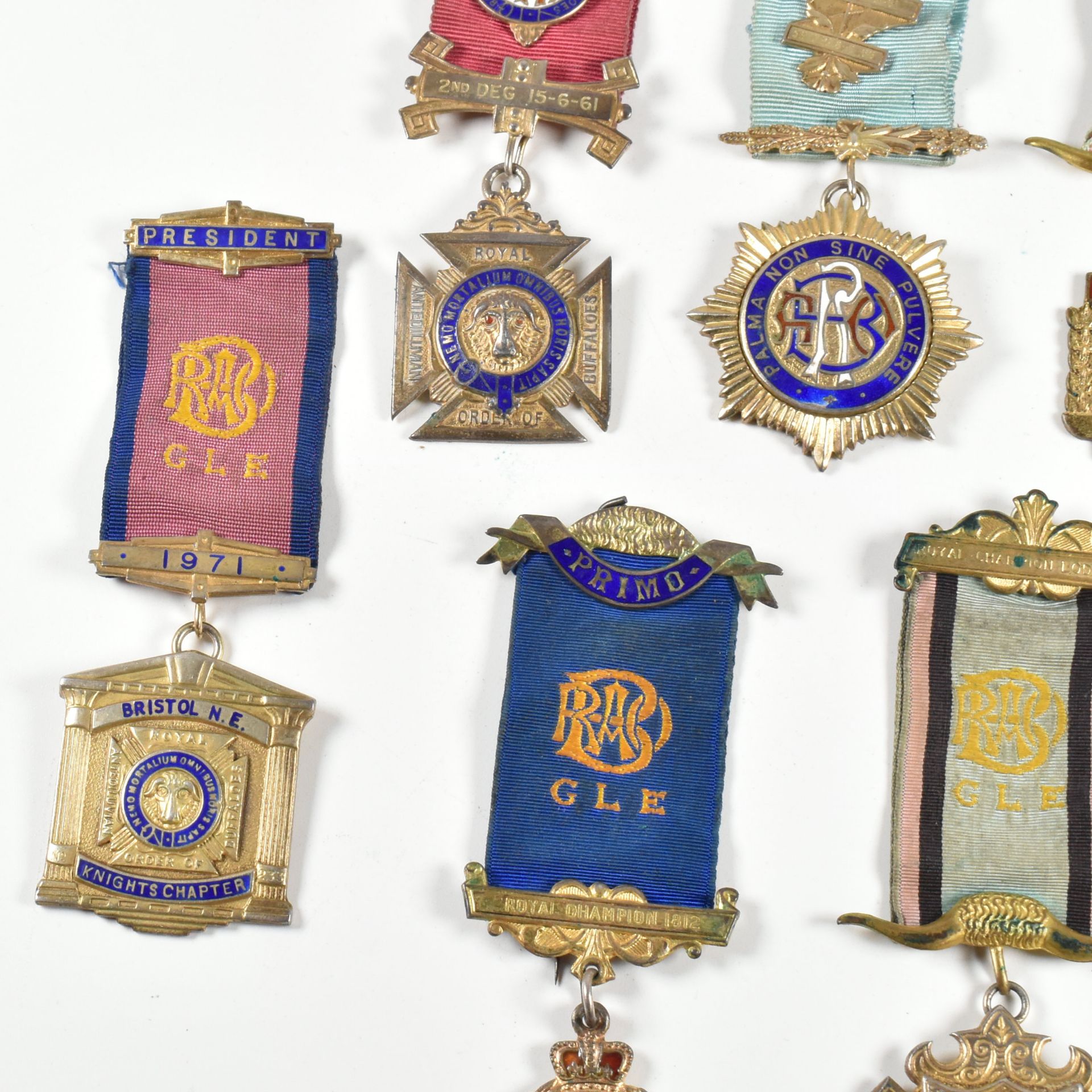 COLLECTION OF HALLMARKED & METAL MASONIC MEDALS - Image 5 of 12