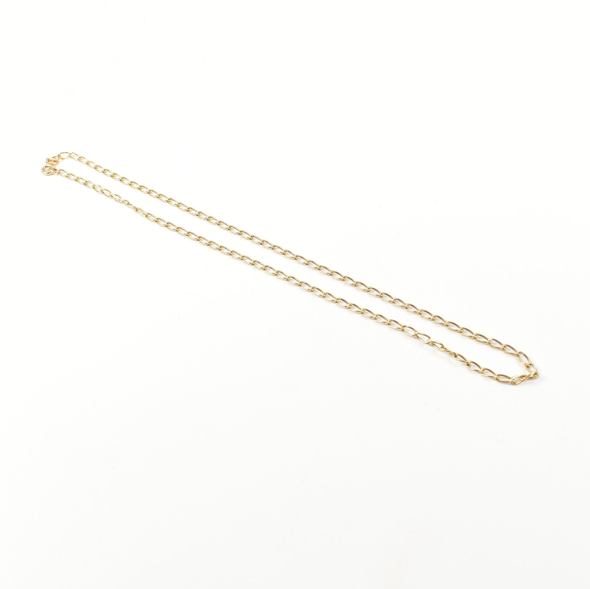 ITALIAN HALLMARKED 9CT GOLD TWISTED CABLE CHAIN NECKLACE - Image 2 of 5