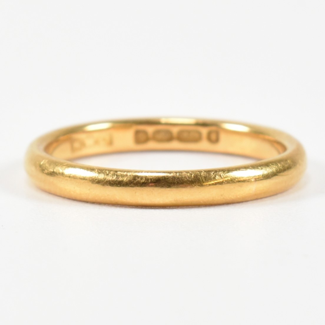 HALLMARKED 22CT GOLD BAND RING - Image 4 of 5