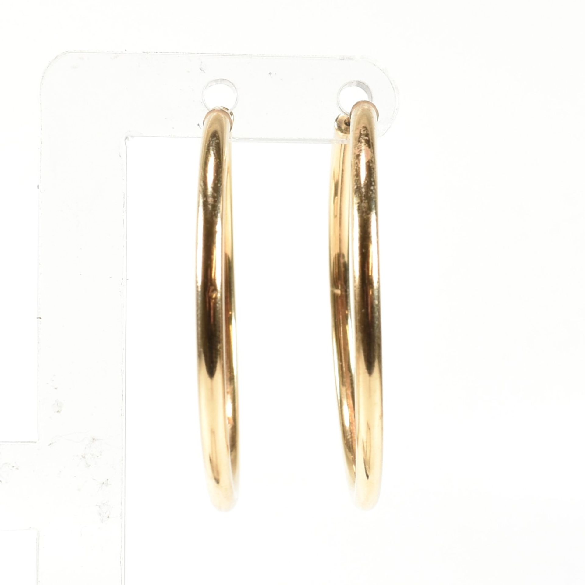 HALLMARKED 9CT GOLD HOOP EARRINGS - Bild 2 aus 3