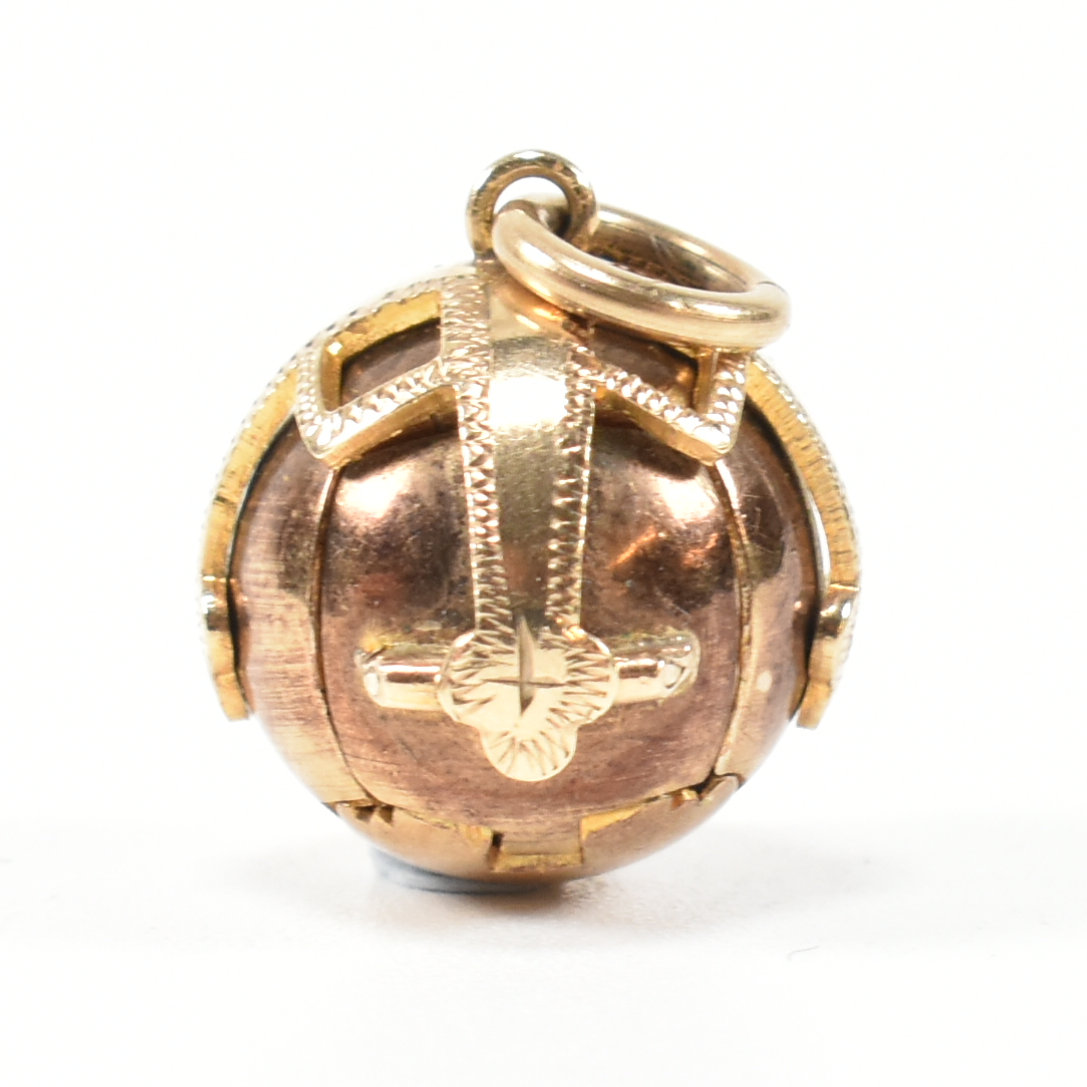 HALLMARKED 9CT GOLD MASONIC ORB FOB PENDANT - Image 11 of 11