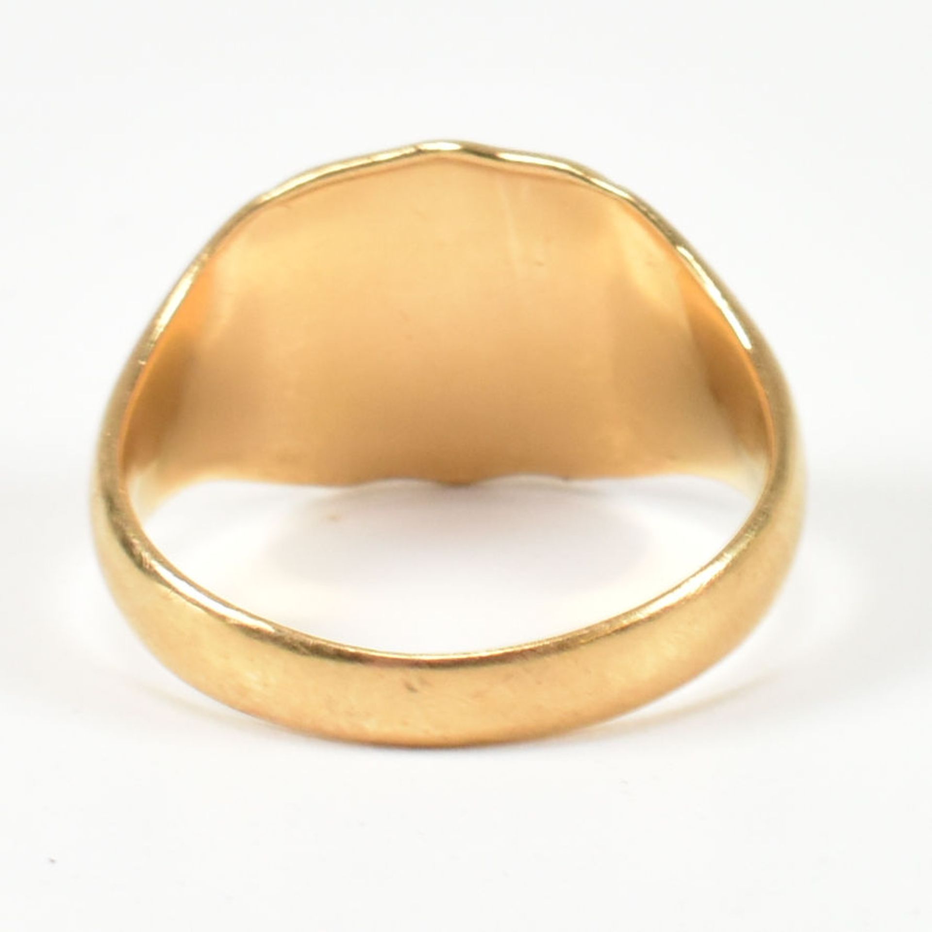 HALLMARKED 18CT GOLD SIGNET RING - Bild 5 aus 8