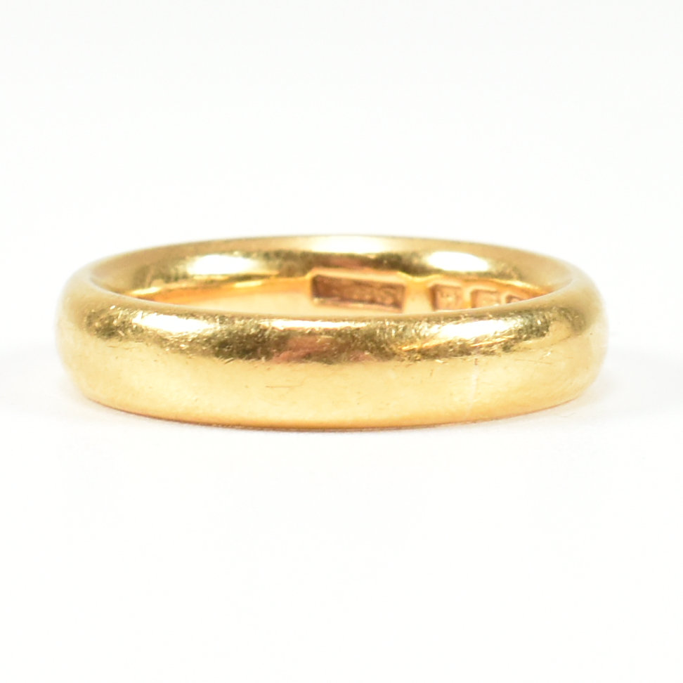 HALLMARKED 22CT GOLD BAND RING - Image 3 of 6