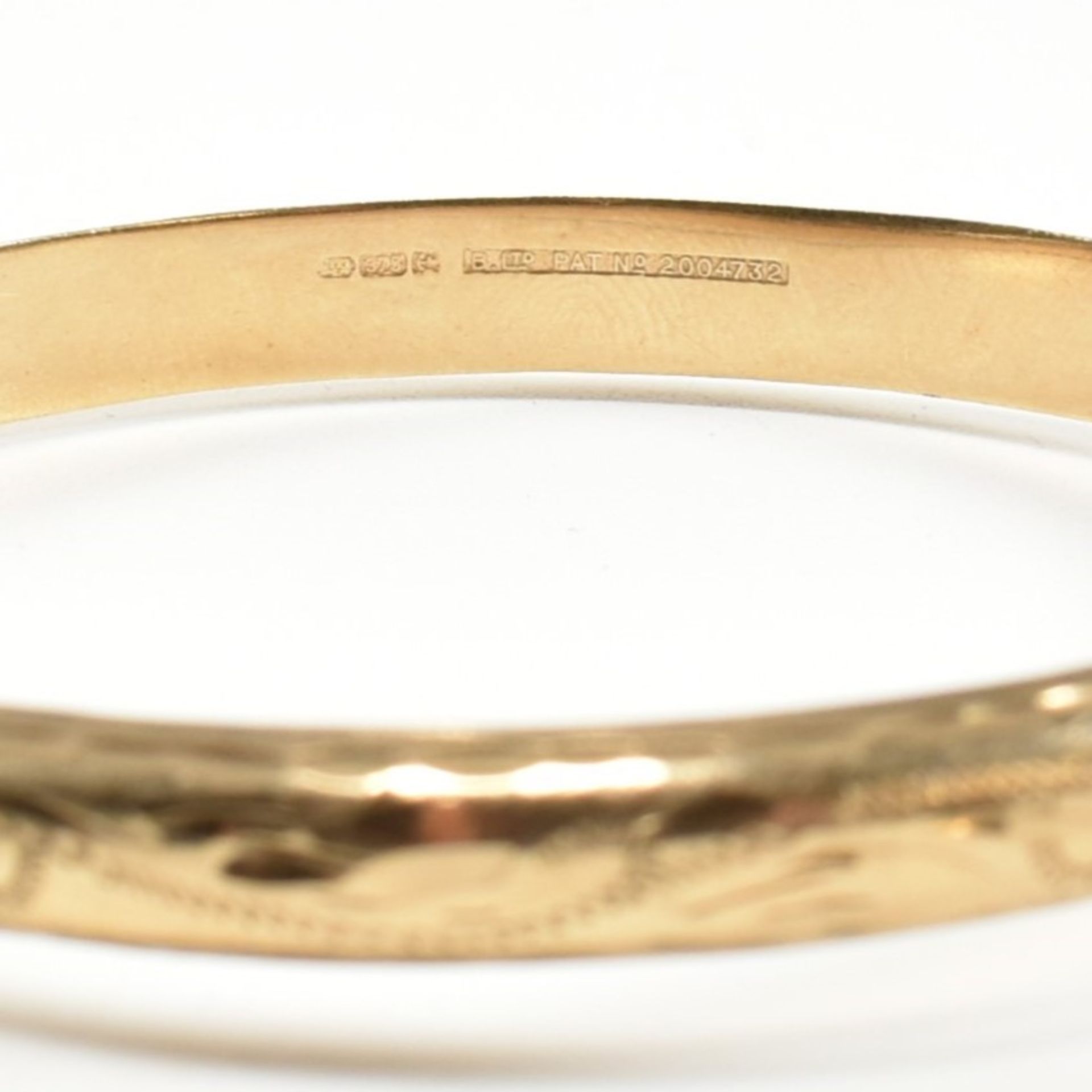 HALLMARKED 9CT GOLD HINGED BRACELET - Bild 8 aus 8