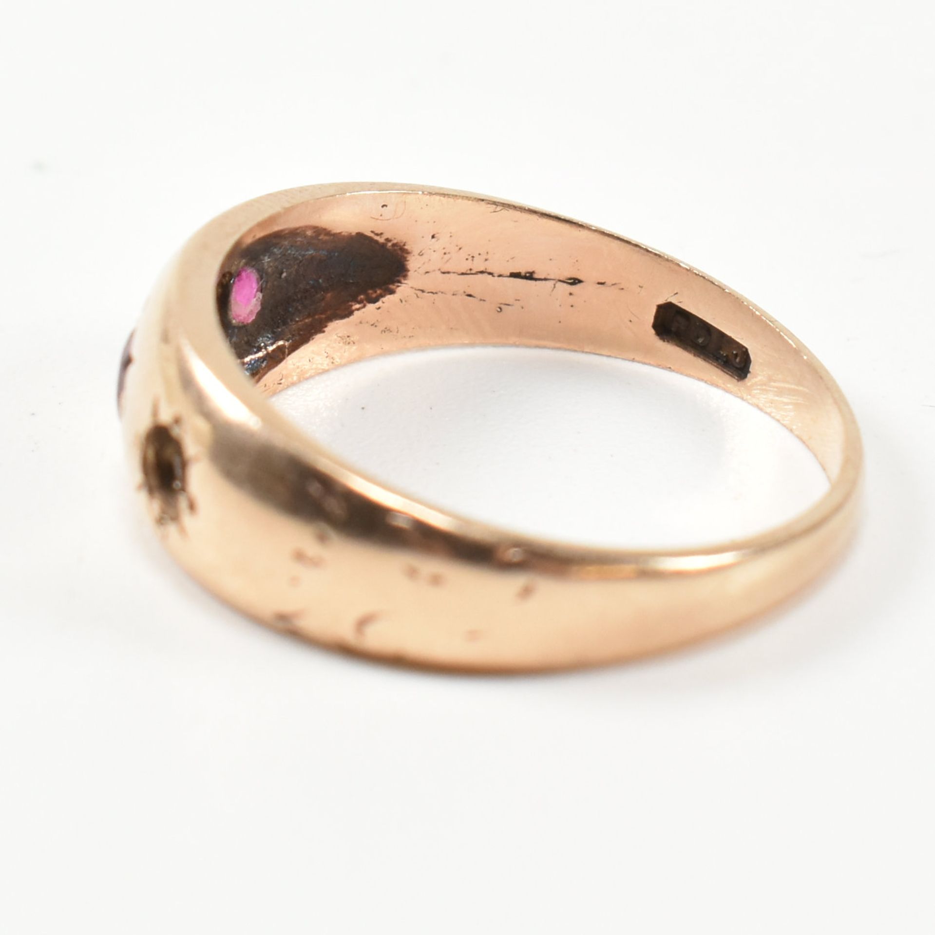 TWO HALLMARKED 9CT GOLD & GEM SET RINGS - Image 8 of 12