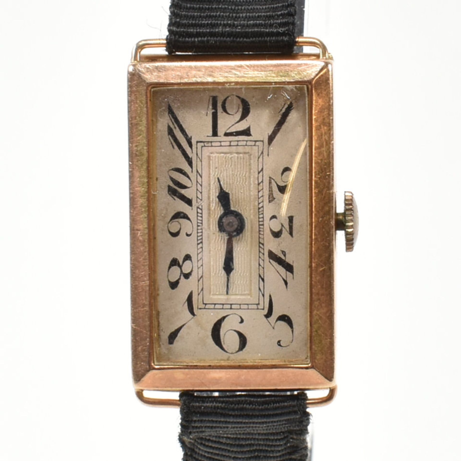 HALLMARKED ART DECO 9CT GOLD WRISTWATCH