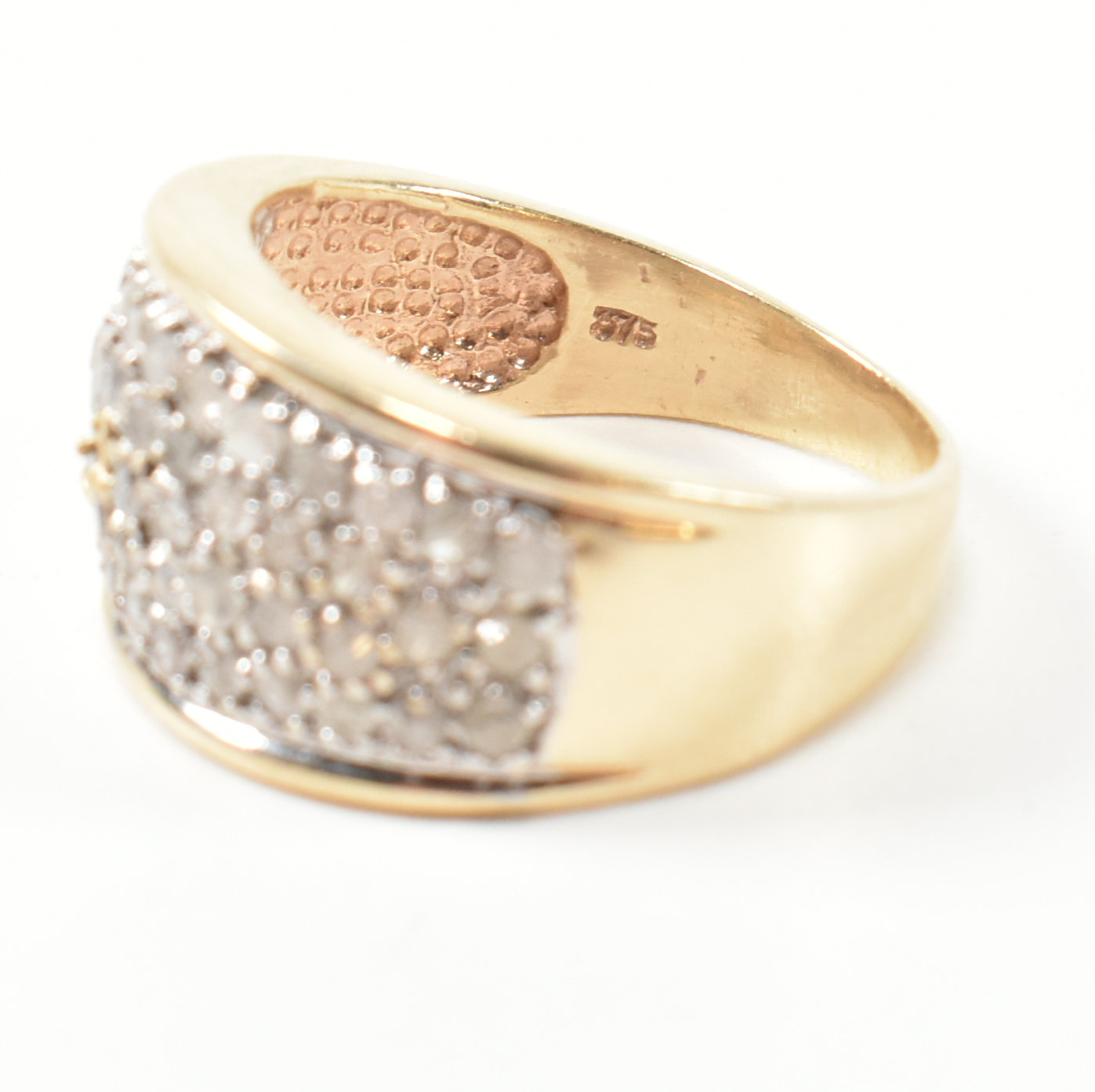 HALLMARKED 9CT GOLD & DIAMOND RING - Image 7 of 8