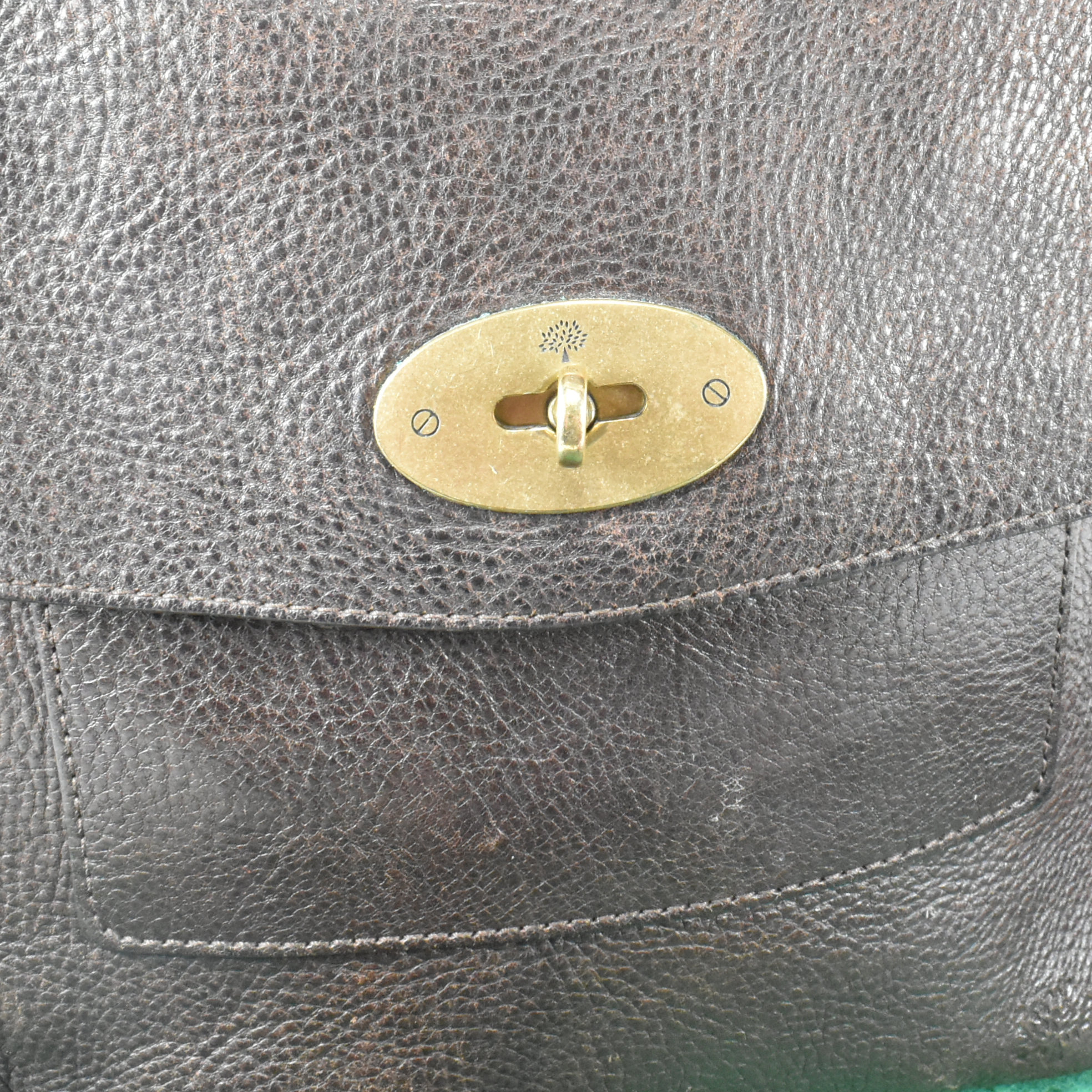 MULBERRY BROWN LEATHER ANTONY CROSSBODY BAG - Image 4 of 9