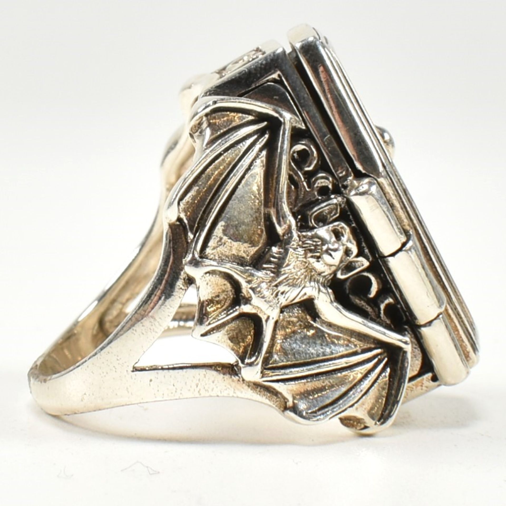 SILVER COFFIN LOCKET RING - Bild 7 aus 9