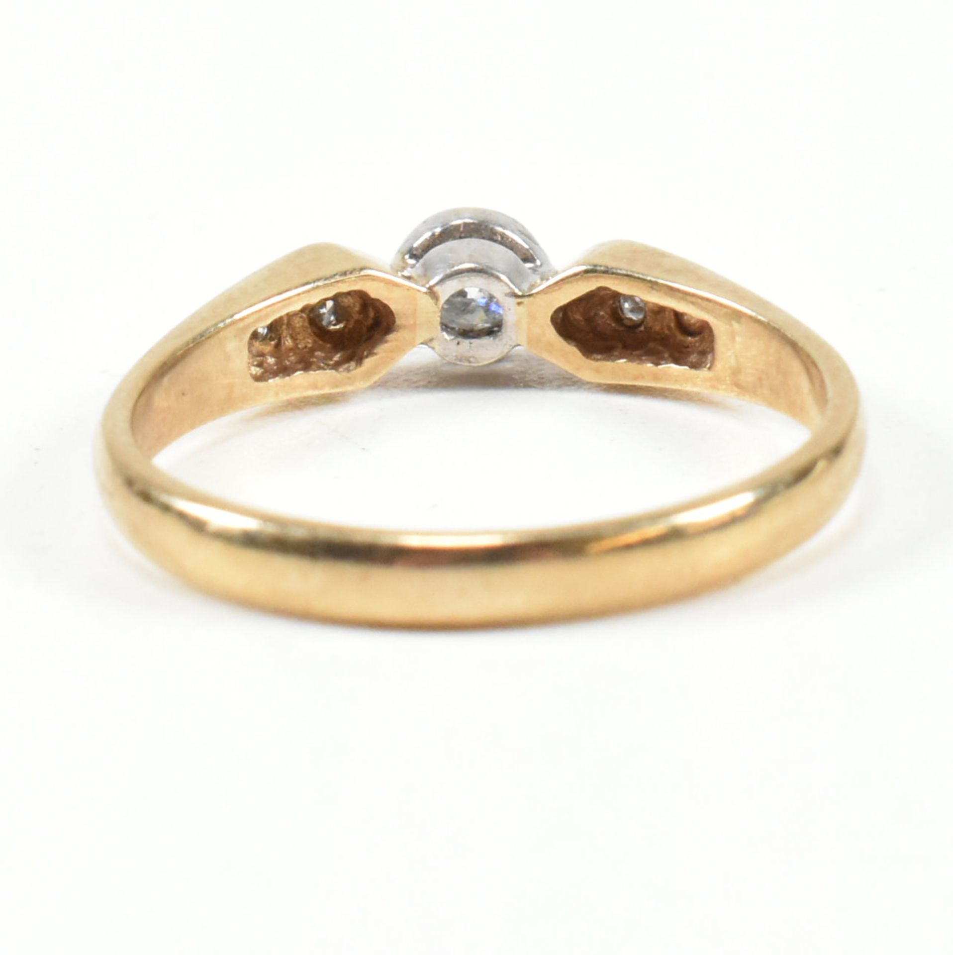 HALLMARKED 9CT GOLD & DIAMOND RING - Image 4 of 7