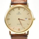 18CT GOLD OMEGA DE VILLE WRIST WATCH